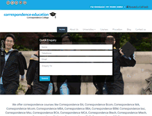 Tablet Screenshot of correspondence-education.org